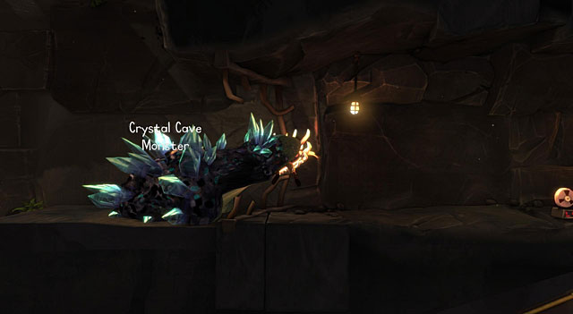 Go below and let the Crystal Cave Monster throw your characters to the other side, where the previously taken one already is - The ZOO - The Cave (generally accessible locations) - The Cave - Game Guide and Walkthrough