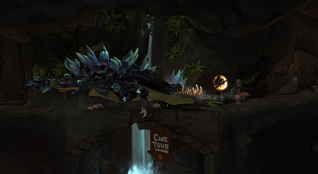 Place it beside the Hot Dog Machine, wait for the hunter to go away and take one hot dog - The ZOO - The Cave (generally accessible locations) - The Cave - Game Guide and Walkthrough