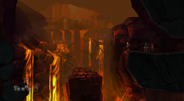 Go across the cave that you visited at the beginning of the game and jump off the ledge visible in the above screenshot - The Gift Shop - The Cave (generally accessible locations) - The Cave - Game Guide and Walkthrough