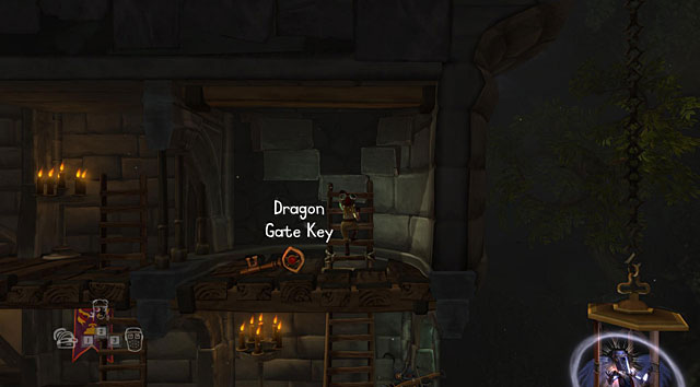 Now switch to the third character and enter the room with the crossbowman - The Knight - Locations for specific characters - The Cave - Game Guide and Walkthrough