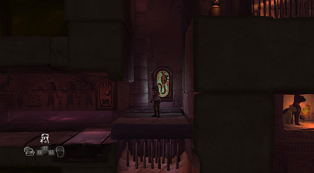 Now stand on the snake pressure plate with one of your heroes and switch back to the adventurer - The Adventurer - Locations for specific characters - The Cave - Game Guide and Walkthrough