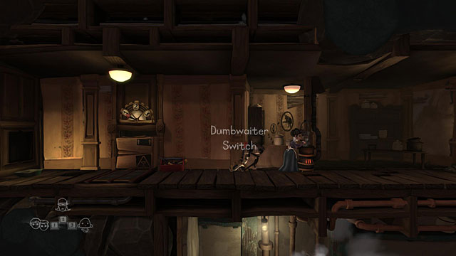 Now you have to push the box to almost the very bottom of the house, to the kitchen - Twins - Locations for specific characters - The Cave - Game Guide and Walkthrough