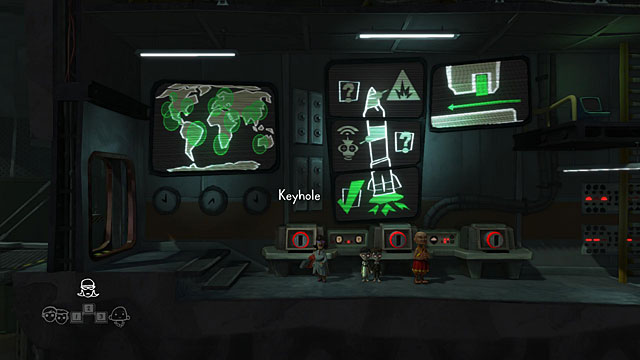 Return with the key to the first room and put it into one of the three Keyholes - The Scientist - Locations for specific characters - The Cave - Game Guide and Walkthrough