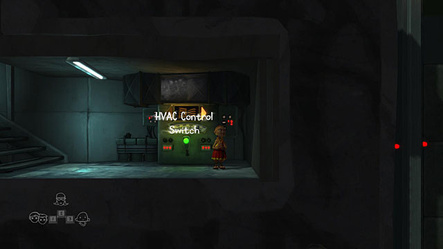 Switch to the second character and head to the far right on the highest level of the lab - The Scientist - Locations for specific characters - The Cave - Game Guide and Walkthrough