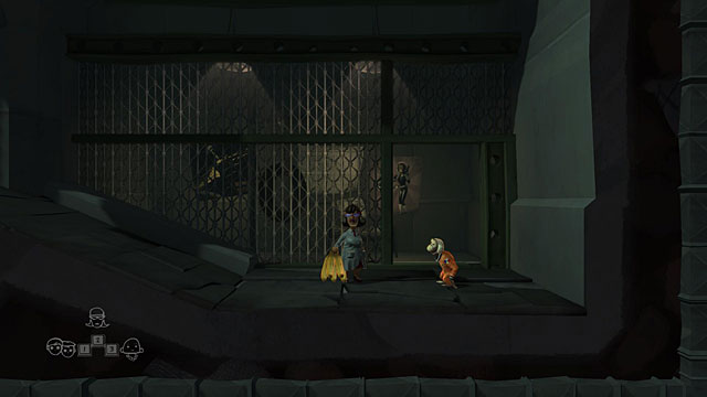 Behind the unconscious guard you will find a room with a Chimp - The Scientist - Locations for specific characters - The Cave - Game Guide and Walkthrough