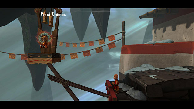 Once again use the monk's special skill on the bells to disturb his meditation - The Monk - Locations for specific characters - The Cave - Game Guide and Walkthrough