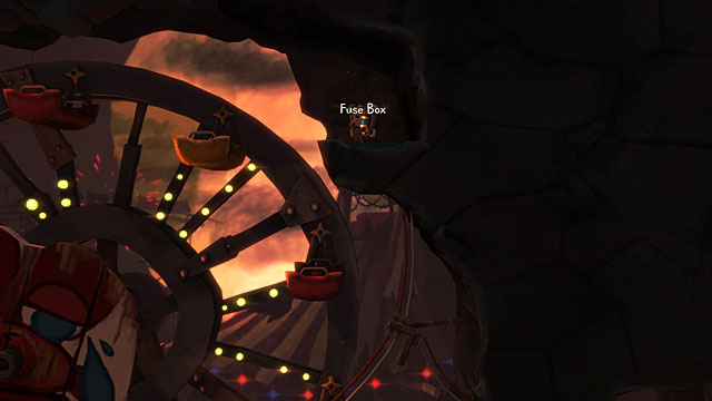 Jump off onto the rock ledge with a Fuse Box, but don't take out the fuse just yet - The Hillbilly - Locations for specific characters - The Cave - Game Guide and Walkthrough