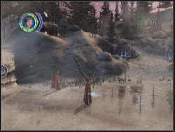 When we got rid of another archer, me and Lucy used our special attack, to shatter ice blocking our way - 9. Frozen Lake - Walkthrough - The Chronicles of Narnia - Game Guide and Walkthrough