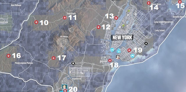 East Coast - the Southern part - East Coast - The Southern Part | Wreck Parts - Wreck parts - The Crew Game Guide