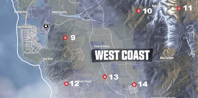 West Coast - central part - West Coast - Central Part | Wreck Parts - Wreck parts - The Crew Game Guide