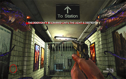 Move forward, reaching the place where you'll get to know another important game element for the first time - Payback - p. 3 - Walkthrough - The Darkness II - Game Guide and Walkthrough