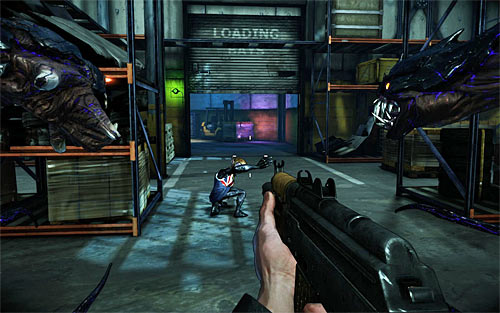 Look around for ammo and repeat the recent actions with a new fuse box - grab it, pull it out and perform a vertical slash with the right tentacle - Q and A - p. 3 - Walkthrough - The Darkness II - Game Guide and Walkthrough