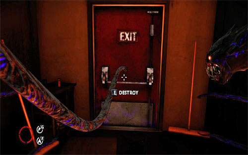 Go inside a new burning floor and deal with another group of enemies, performing same attack as before - Deal With the Devil - p. 1 - Walkthrough - The Darkness II - Game Guide and Walkthrough