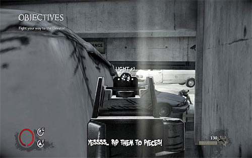 Follow your darkling, picking up ammo lying next to the van - Home Invasion - p. 1 - Walkthrough - The Darkness II - Game Guide and Walkthrough