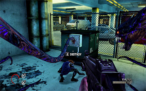 After reaching the new place, look around for a Talent Shrine and a fuse box shown on the above screen - Home Invasion - p. 1 - Walkthrough - The Darkness II - Game Guide and Walkthrough