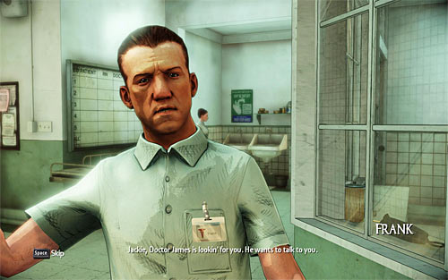 Exit the Jackie's room and turn right, passing by narrow corridors and eventually reaching the main area of this facility - The Awakening - Walkthrough - The Darkness II - Game Guide and Walkthrough