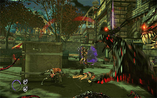 Start attacking enemies, which appear in a distance - Fun and Games - p. 2 - Walkthrough - The Darkness II - Game Guide and Walkthrough