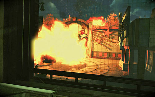 After pulling out the door, go to the small control room and use the control panel (Locking Bays) to raise the warehouse gate - Fun and Games - p. 3 - Walkthrough - The Darkness II - Game Guide and Walkthrough