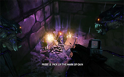 Once you get inside the Castle of Horrors, interact with a Talent Shrine - Fun and Games - p. 4 - Walkthrough - The Darkness II - Game Guide and Walkthrough