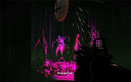 Prepare for an attack from another enemy after passing through the area with sticking hands - Fun and Games - p. 4 - Walkthrough - The Darkness II - Game Guide and Walkthrough