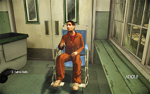 Turn left and move forwards, having an optional chat with doctor James on your way - Strange People - Walkthrough - The Darkness II - Game Guide and Walkthrough