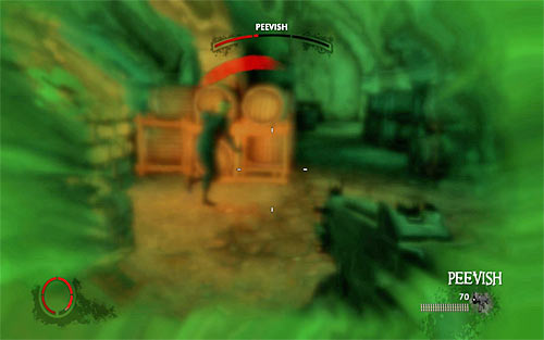 Keep Peevish on some distance, because he might use a Swarm against you - Rat in a Maze - p. 3 - Walkthrough - The Darkness II - Game Guide and Walkthrough