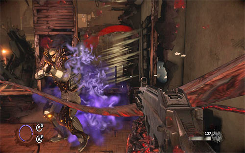 Initially watch out for opponents occupying the upper floor - Homecoming - p. 1 - Walkthrough - The Darkness II - Game Guide and Walkthrough