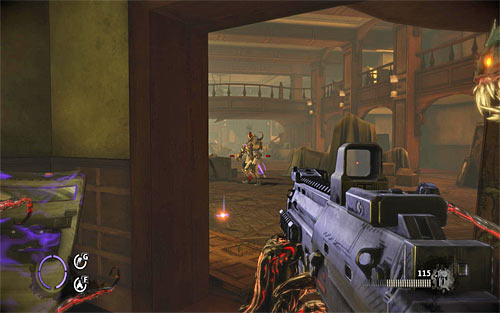 After getting inside focus on quick elimination of enemy with a whip, which should move towards you - Homecoming - p. 2 - Walkthrough - The Darkness II - Game Guide and Walkthrough