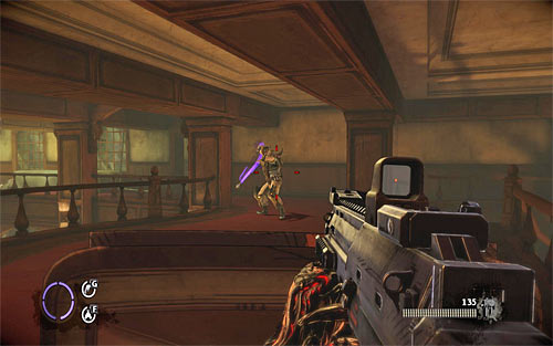 Once you get to the floor, start with eliminating yet another thug with a whip, trying to avoid his tries to pull out your firearms - Homecoming - p. 2 - Walkthrough - The Darkness II - Game Guide and Walkthrough