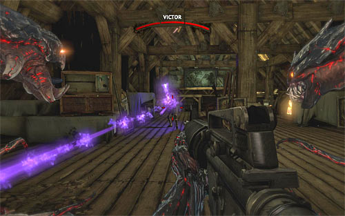 Victor will join the fight after you eliminate all his subordinates - Last Stand - Walkthrough - The Darkness II - Game Guide and Walkthrough