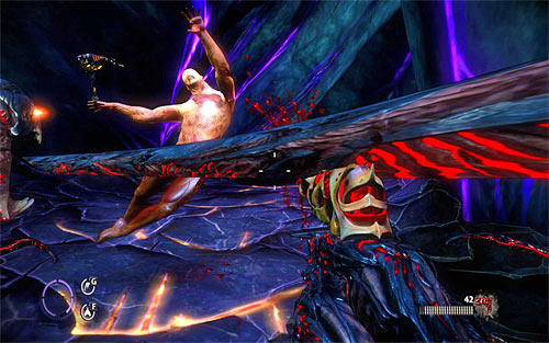 Keep exploring the area, eliminating darklings and monsters jumping from the some kind of cocoons - Heart Of Darkness - Walkthrough - The Darkness II - Game Guide and Walkthrough