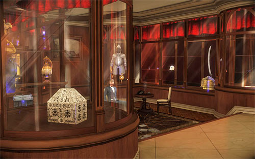 Relics you've already found can be seen in the Jackie's mansion, in the room on the ground floor, adjacent to the library - Relics (01 - 06) - Relics - The Darkness II - Game Guide and Walkthrough