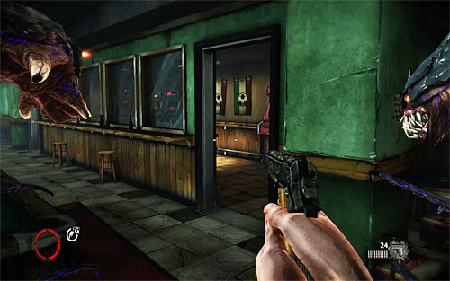 After securing club's ground floor (beginning of the chapter), decide to explore a small room located on the right (screen above) - Relics (01 - 06) - Relics - The Darkness II - Game Guide and Walkthrough