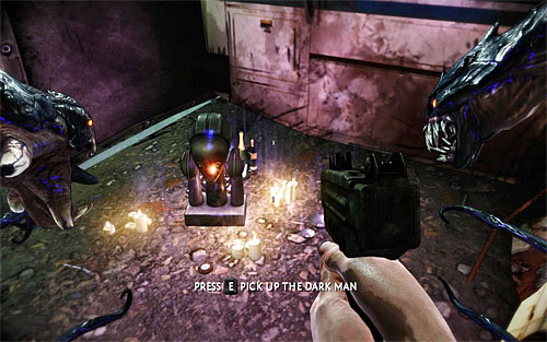 Relic is hidden next to the bus's wreck - Relics (01 - 06) - Relics - The Darkness II - Game Guide and Walkthrough