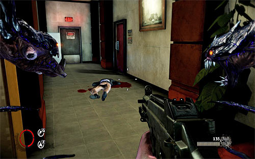 After dealing with all enemies in the underground parking you'll get to the building entrance (and a junction) - Relics (07 - 13) - Relics - The Darkness II - Game Guide and Walkthrough