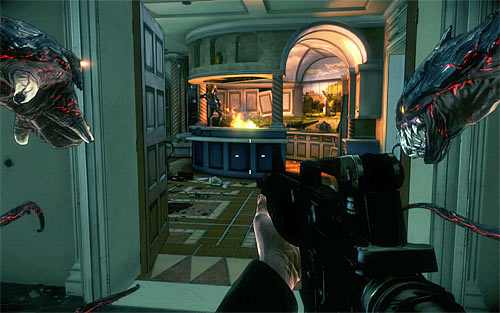 During crossing attacked Jackie's mansion, you should reach the kitchen located on the ground floor - Relics (14 - 20) - Relics - The Darkness II - Game Guide and Walkthrough