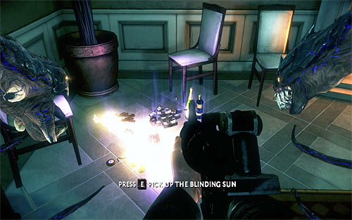 Instead of going to the Jackie's office, turn right deciding to explore the empty room adjacent to the kitchen - Relics (14 - 20) - Relics - The Darkness II - Game Guide and Walkthrough