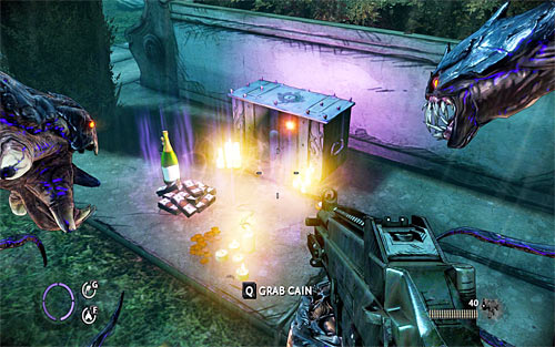 Relic is hidden behind the statue and you can collect it right on the chapter beginning or after the fight with Bragg and his thugs - Relics (14 - 20) - Relics - The Darkness II - Game Guide and Walkthrough