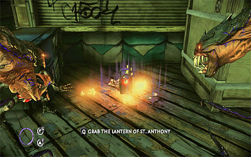 Explore the area at the stall's back, finding relic lying on the ground - Relics (14 - 20) - Relics - The Darkness II - Game Guide and Walkthrough