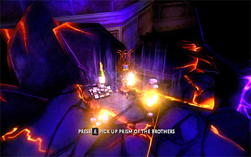 Ignore for the moment Jackie's beloved and look for a relic on your right - Relics (21 - 29) - Relics - The Darkness II - Game Guide and Walkthrough