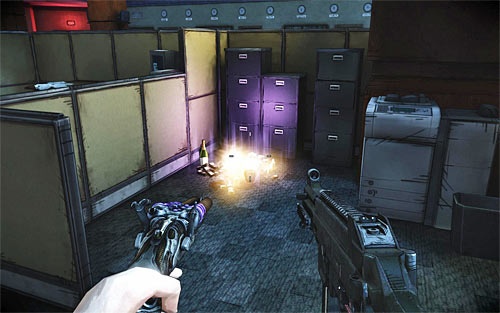 Relic is hidden in one of the booths to the right - Vendettas mode relics - Vendettas - The Darkness II - Game Guide and Walkthrough