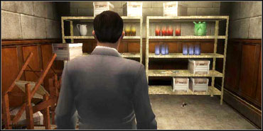 Go back to living quarters and use the door to the left to go outdoors - Saint Sulpice - Walkthrough - The Da Vinci Code Game Guide & Walkthrough