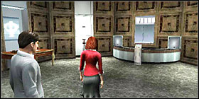 Move to the next room and use the key on another terminal - Bank of Zurich - Walkthrough - The Da Vinci Code Game Guide & Walkthrough
