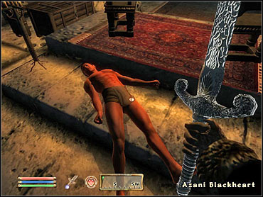 On the fourth level, youll be caught in a boss fight with Azani Blackheart - Oblivion: Azani Blackheart - Fighters Guild - The Elder Scrolls IV: Oblivion Game Guide & Walkthrough
