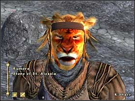 After receiving the quest, go to Chapel of Talos in Bruma and talk to the priest Cirroc - Oblivion: The Stone of St. Alessia - Fighters Guild - The Elder Scrolls IV: Oblivion Game Guide & Walkthrough