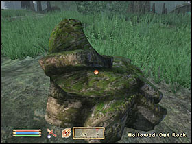 When you reach his hideout, hell offer you a deal: spare his life and get his treasure (200 Gold hidden in a Hollowed-Out Rock a few steps to the East from the tent) - Oblivion: The Renegade Shadowscale - Dark Brotherhood - The Elder Scrolls IV: Oblivion Game Guide & Walkthrough