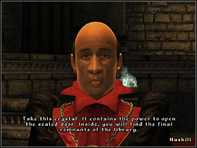 Follow the map marker to open the enchanted door and meet a fella named Dyus - hes Sheogoraths prisoner and an ancient scholar - Oblivion: Main Quests part 4 - Quests - The Elder Scrolls IV: Oblivion Game Guide & Walkthrough