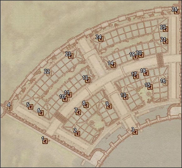 1 - Talos Plaza District - Oblivion: Imperial City Elven Gardens map - City maps - The Elder Scrolls IV: Oblivion Game Guide & Walkthrough
