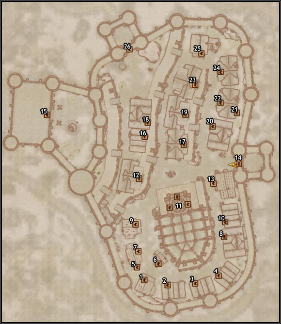 Bruma City maps The Elder Scrolls IV Oblivion Game Guide