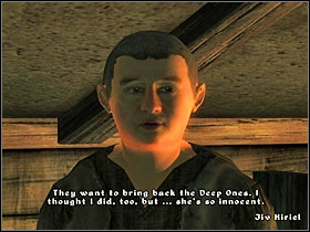 Jiv Hiriel will tell you to come to his house after dark - Oblivion: Chorrol - Miscellaneous quests - The Elder Scrolls IV: Oblivion Game Guide & Walkthrough